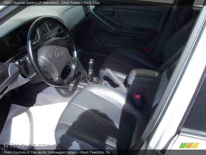 Silver Pewter / Dark Gray 2002 Hyundai Elantra GT Hatchback