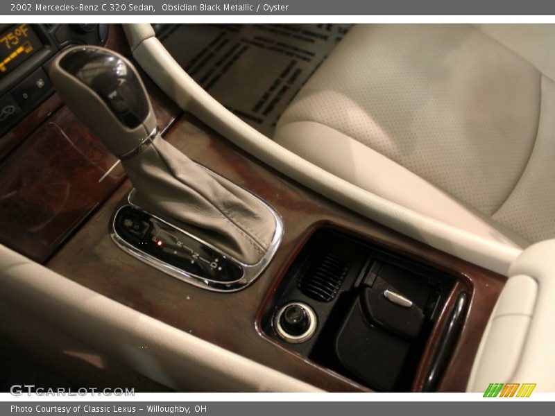 Obsidian Black Metallic / Oyster 2002 Mercedes-Benz C 320 Sedan