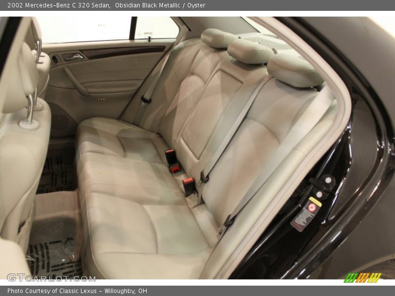Obsidian Black Metallic / Oyster 2002 Mercedes-Benz C 320 Sedan
