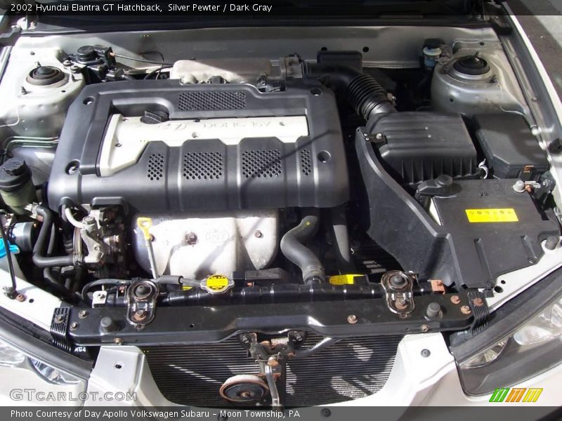 Silver Pewter / Dark Gray 2002 Hyundai Elantra GT Hatchback