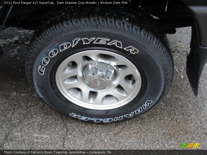 Dark Shadow Grey Metallic / Medium Dark Flint 2011 Ford Ranger XLT SuperCab