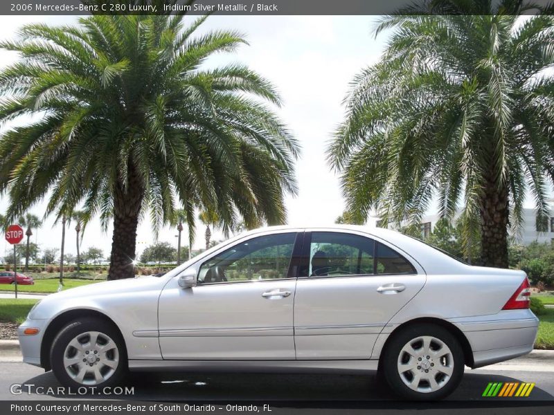 Iridium Silver Metallic / Black 2006 Mercedes-Benz C 280 Luxury