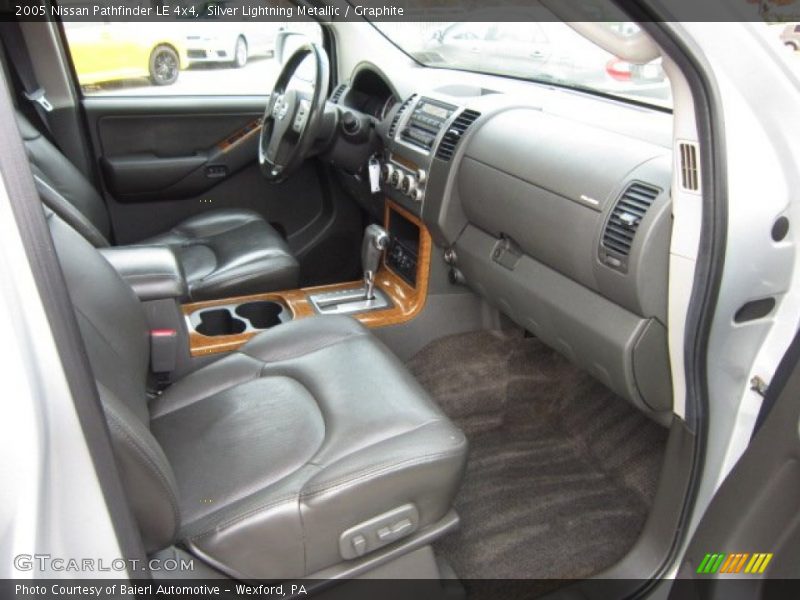 Silver Lightning Metallic / Graphite 2005 Nissan Pathfinder LE 4x4