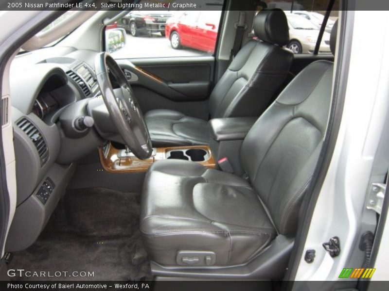 Silver Lightning Metallic / Graphite 2005 Nissan Pathfinder LE 4x4