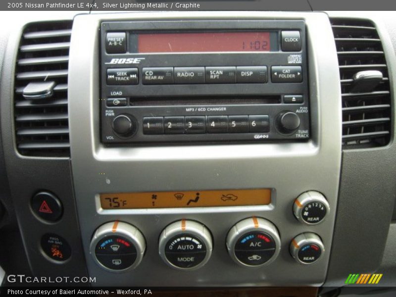 Silver Lightning Metallic / Graphite 2005 Nissan Pathfinder LE 4x4