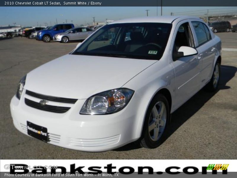 Summit White / Ebony 2010 Chevrolet Cobalt LT Sedan