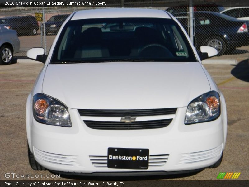 Summit White / Ebony 2010 Chevrolet Cobalt LT Sedan