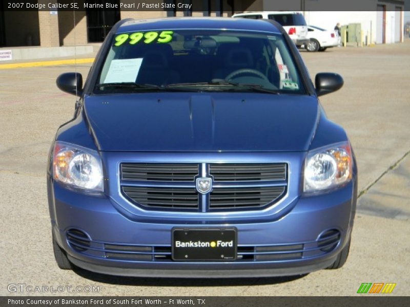 Marine Blue Pearl / Pastel Slate Gray 2007 Dodge Caliber SE