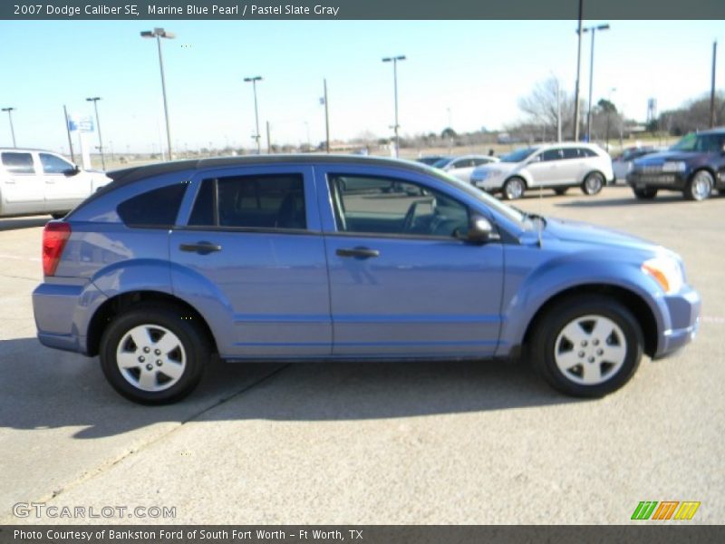 Marine Blue Pearl / Pastel Slate Gray 2007 Dodge Caliber SE