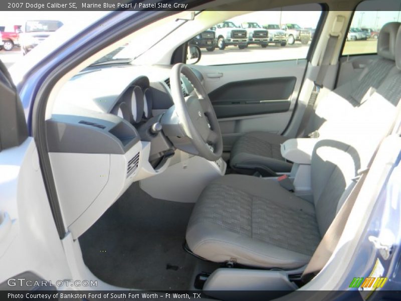 Marine Blue Pearl / Pastel Slate Gray 2007 Dodge Caliber SE