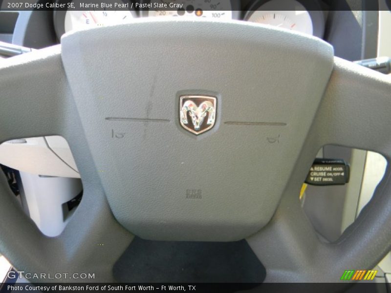 Marine Blue Pearl / Pastel Slate Gray 2007 Dodge Caliber SE
