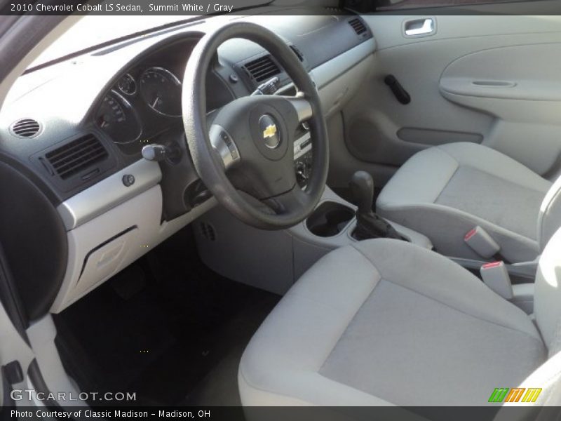 Summit White / Gray 2010 Chevrolet Cobalt LS Sedan