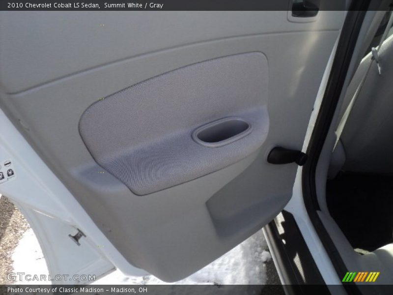 Summit White / Gray 2010 Chevrolet Cobalt LS Sedan