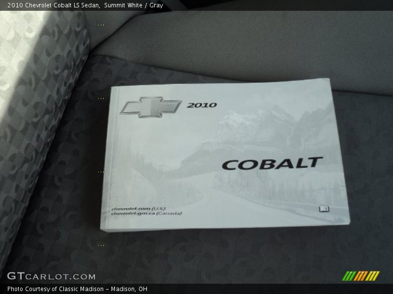 Summit White / Gray 2010 Chevrolet Cobalt LS Sedan