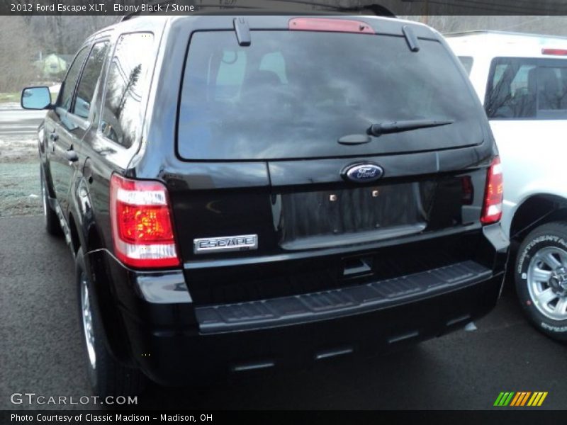 Ebony Black / Stone 2012 Ford Escape XLT