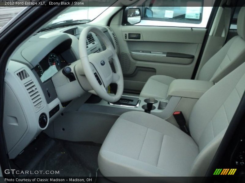 Ebony Black / Stone 2012 Ford Escape XLT