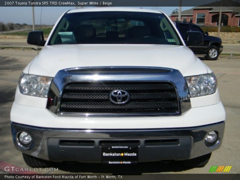 Super White / Beige 2007 Toyota Tundra SR5 TRD CrewMax