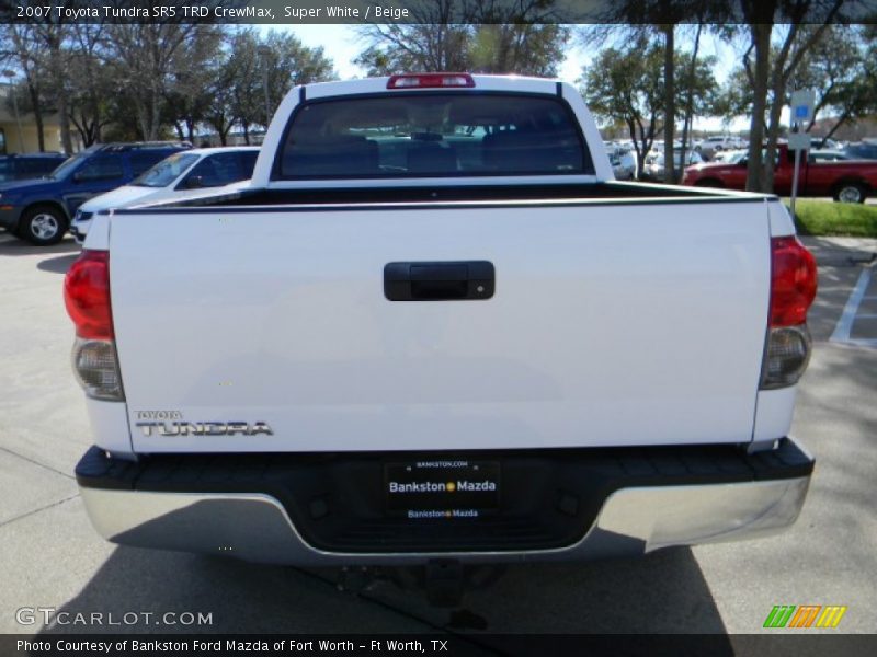 Super White / Beige 2007 Toyota Tundra SR5 TRD CrewMax