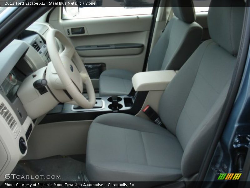 Steel Blue Metallic / Stone 2012 Ford Escape XLS
