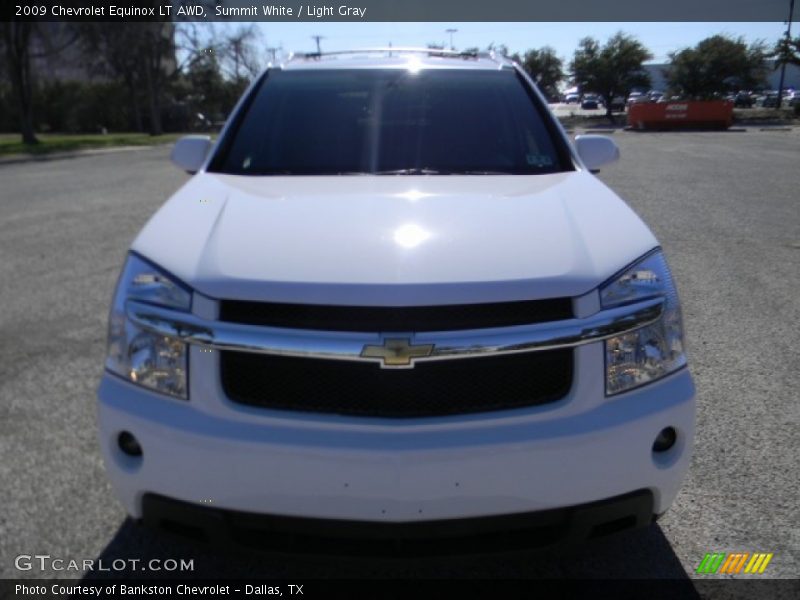 Summit White / Light Gray 2009 Chevrolet Equinox LT AWD