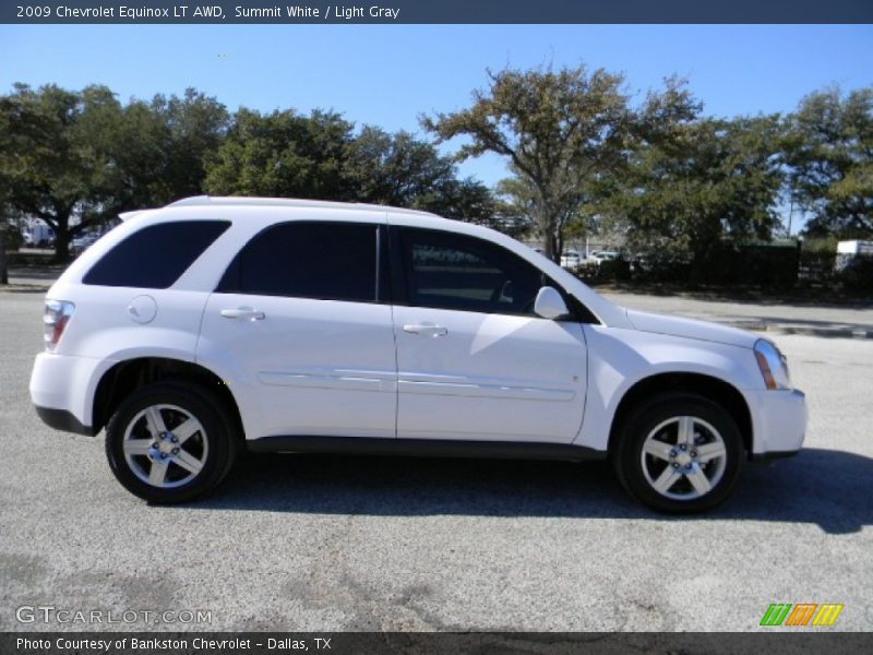 Summit White / Light Gray 2009 Chevrolet Equinox LT AWD