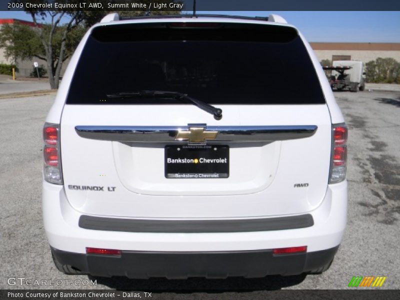 Summit White / Light Gray 2009 Chevrolet Equinox LT AWD