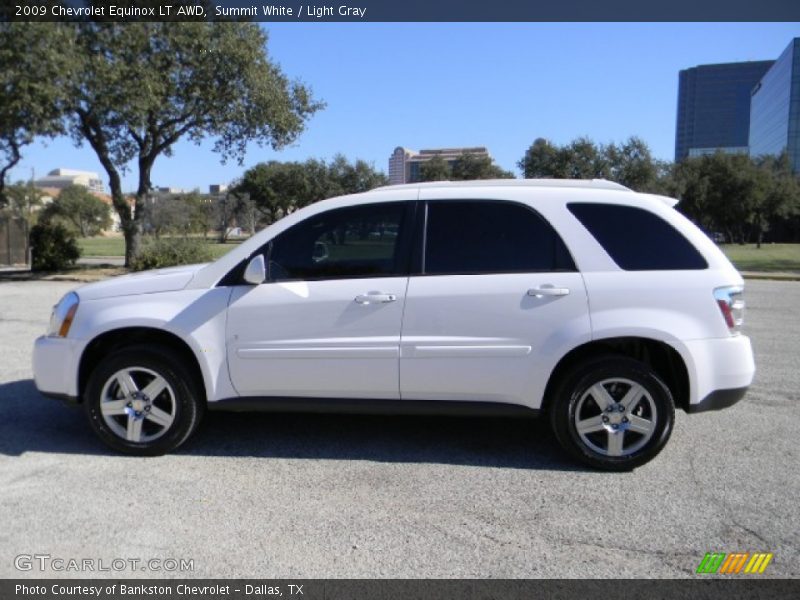 Summit White / Light Gray 2009 Chevrolet Equinox LT AWD