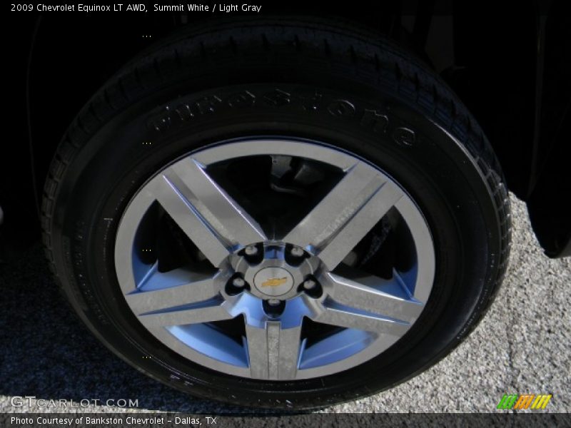 Summit White / Light Gray 2009 Chevrolet Equinox LT AWD