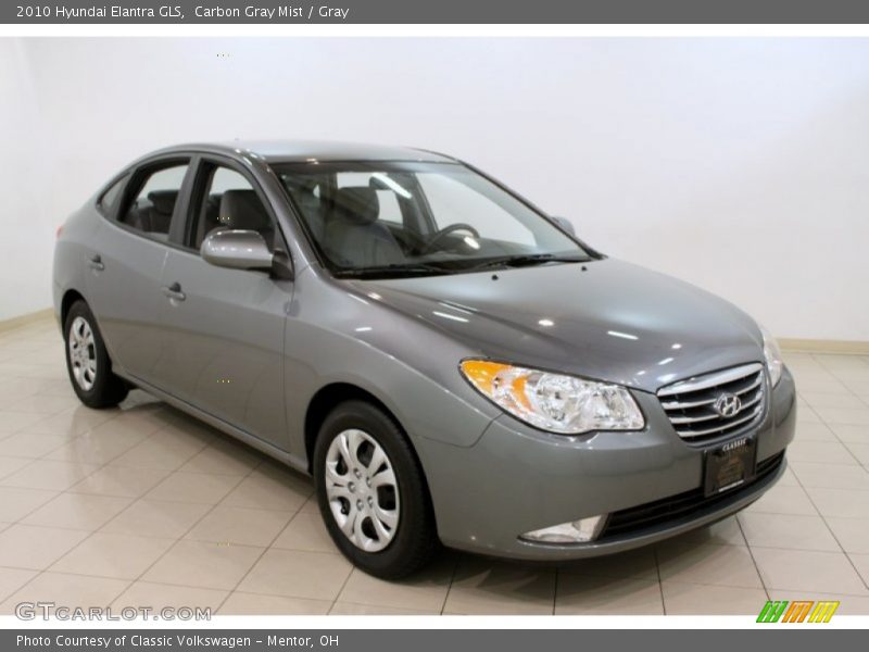 Carbon Gray Mist / Gray 2010 Hyundai Elantra GLS