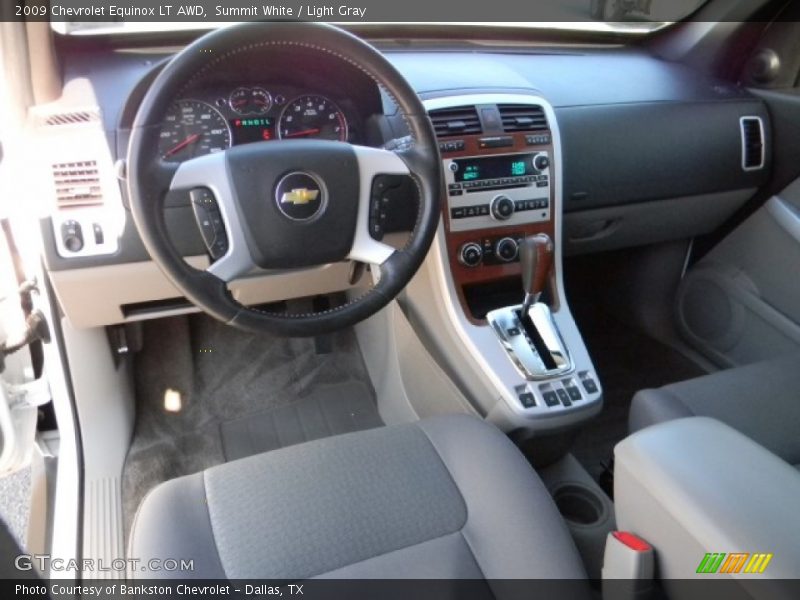Summit White / Light Gray 2009 Chevrolet Equinox LT AWD