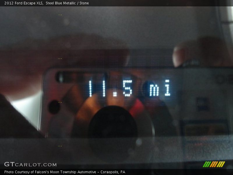 Steel Blue Metallic / Stone 2012 Ford Escape XLS