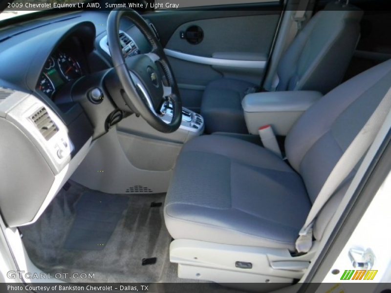 Summit White / Light Gray 2009 Chevrolet Equinox LT AWD