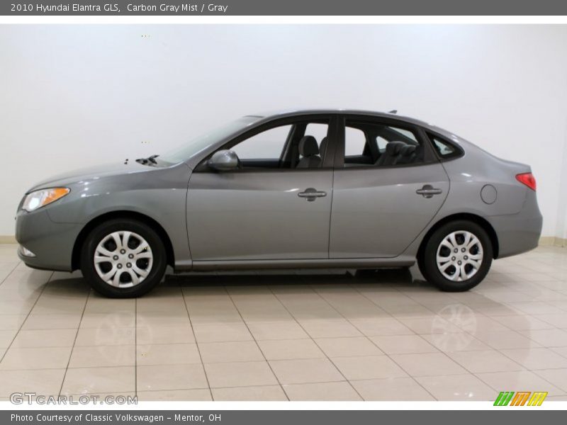 Carbon Gray Mist / Gray 2010 Hyundai Elantra GLS