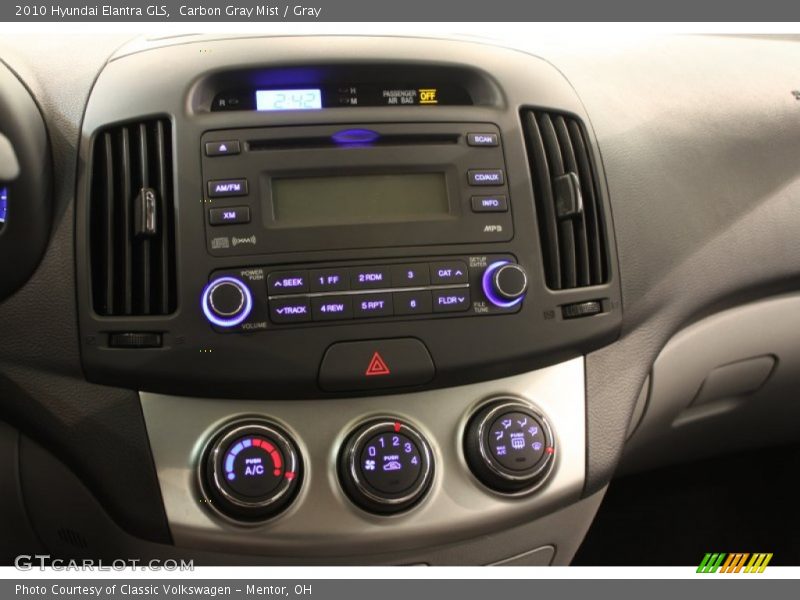 Carbon Gray Mist / Gray 2010 Hyundai Elantra GLS