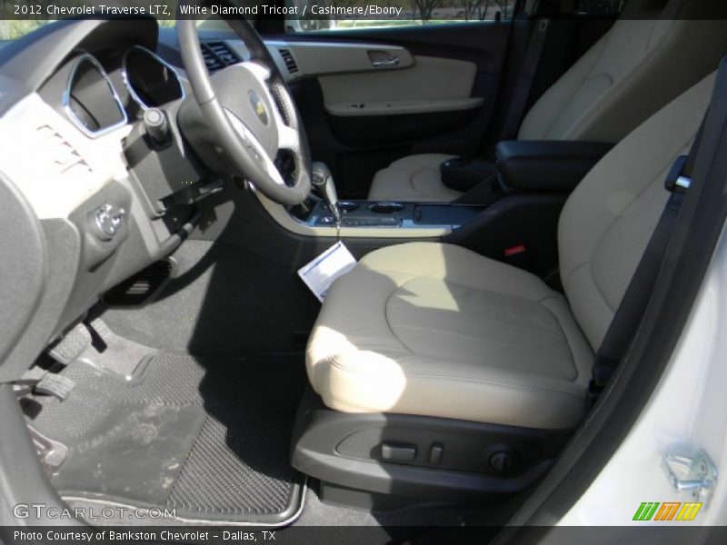 White Diamond Tricoat / Cashmere/Ebony 2012 Chevrolet Traverse LTZ