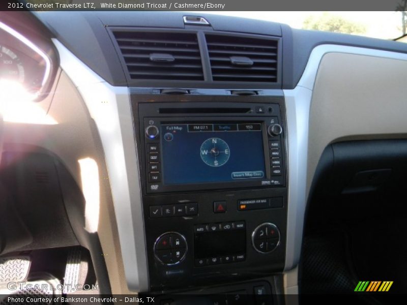White Diamond Tricoat / Cashmere/Ebony 2012 Chevrolet Traverse LTZ