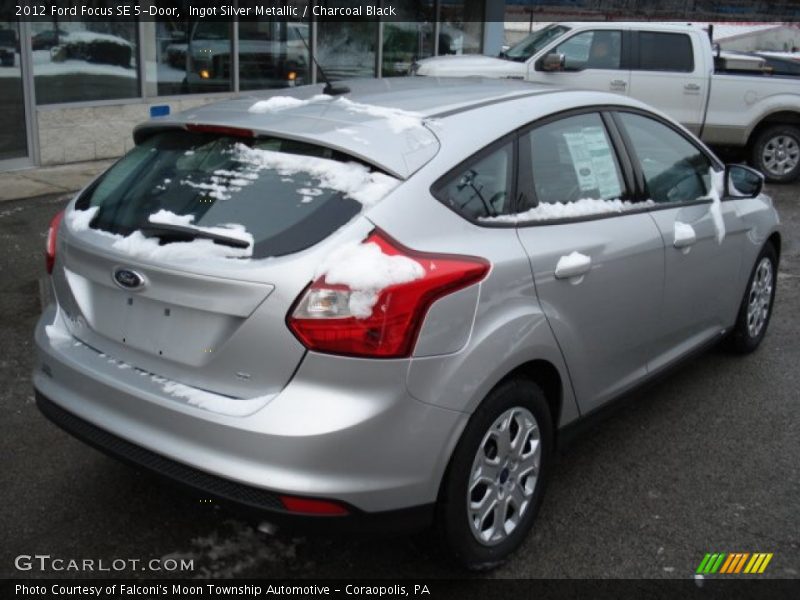 Ingot Silver Metallic / Charcoal Black 2012 Ford Focus SE 5-Door
