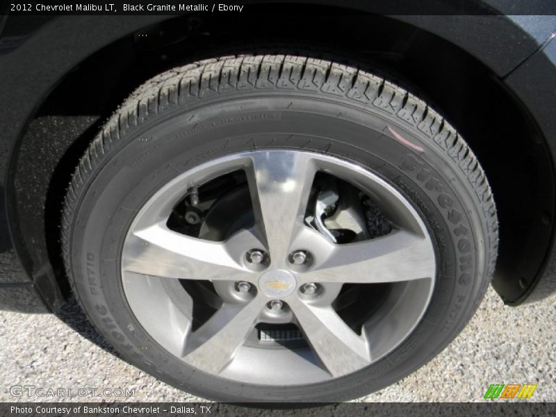 Black Granite Metallic / Ebony 2012 Chevrolet Malibu LT