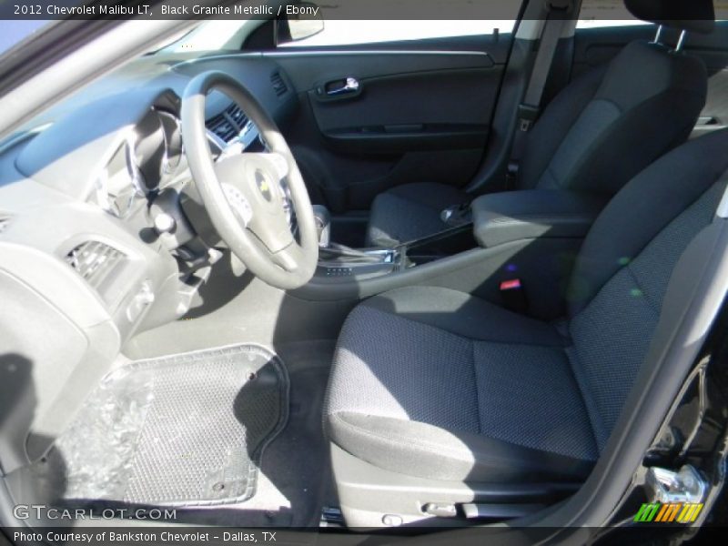 Black Granite Metallic / Ebony 2012 Chevrolet Malibu LT