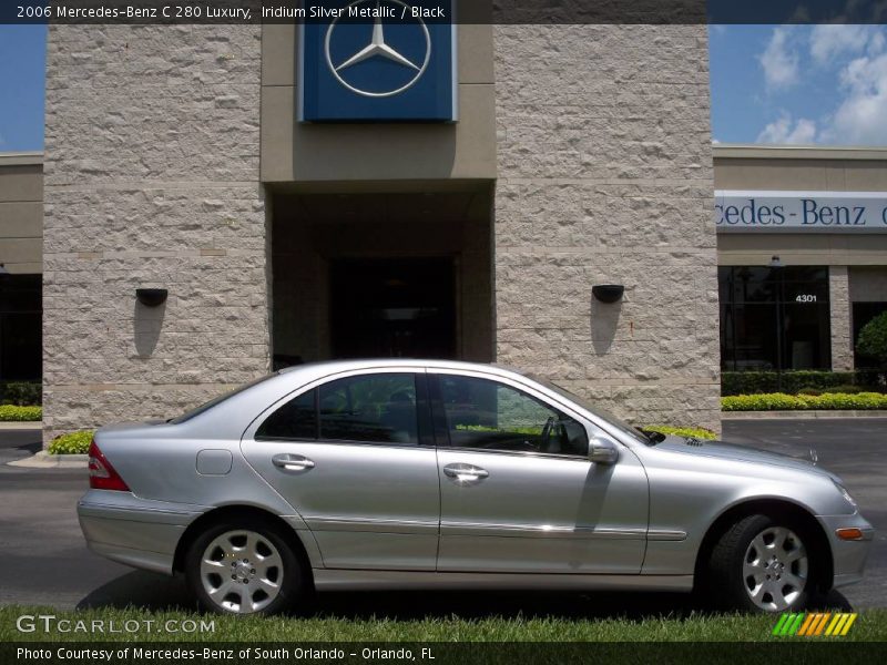 Iridium Silver Metallic / Black 2006 Mercedes-Benz C 280 Luxury