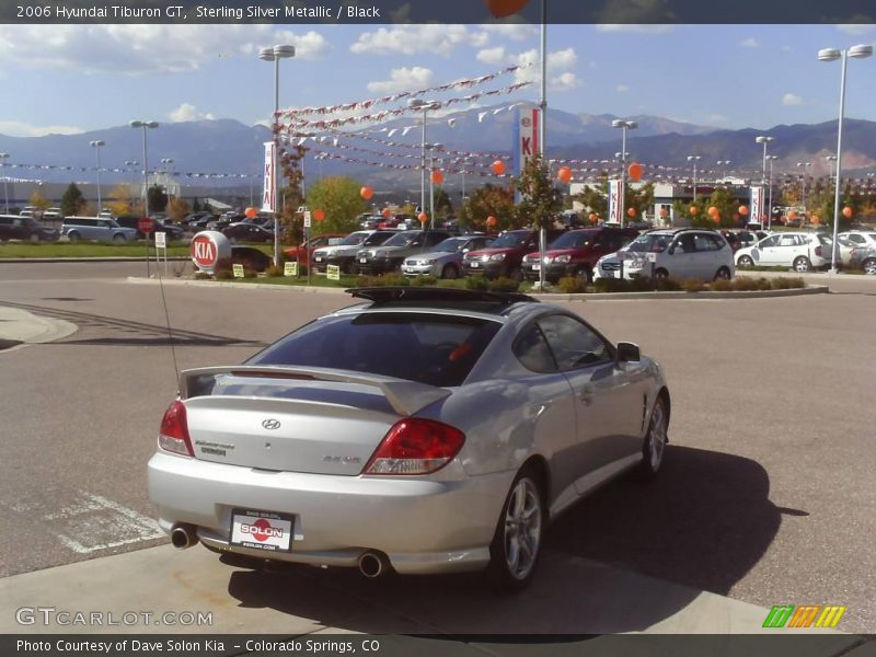 Sterling Silver Metallic / Black 2006 Hyundai Tiburon GT
