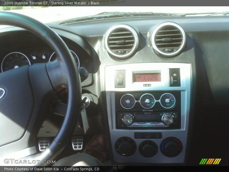 Sterling Silver Metallic / Black 2006 Hyundai Tiburon GT