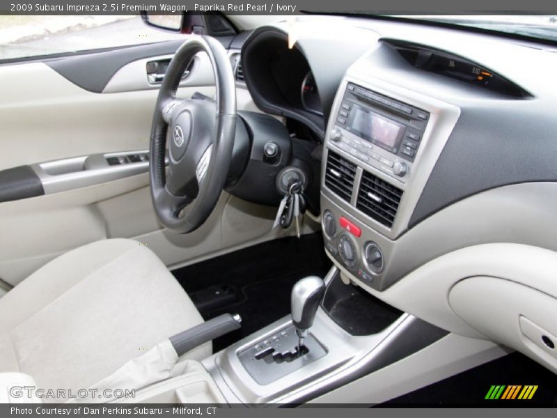 Paprika Red Pearl / Ivory 2009 Subaru Impreza 2.5i Premium Wagon