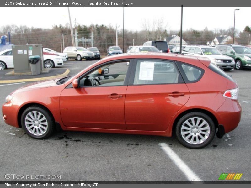  2009 Impreza 2.5i Premium Wagon Paprika Red Pearl