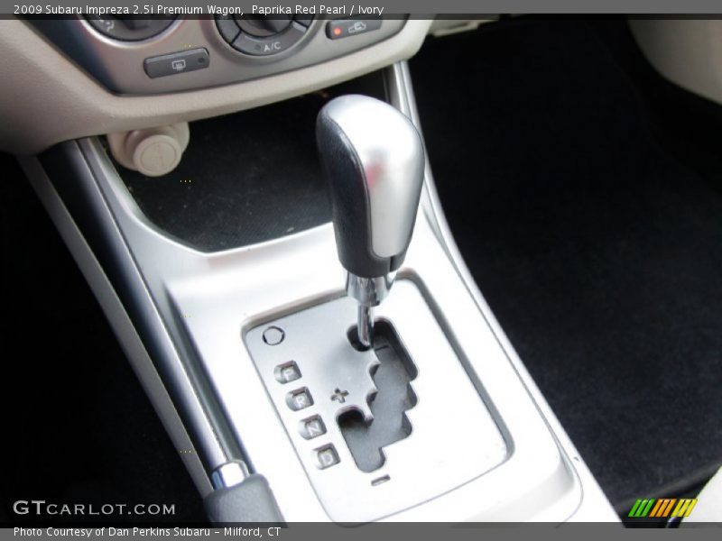  2009 Impreza 2.5i Premium Wagon 4 Speed Sportshift Automatic Shifter