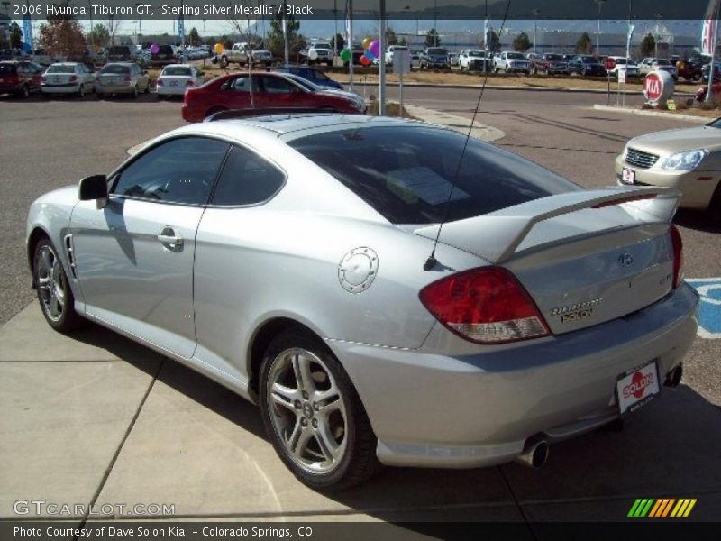 Sterling Silver Metallic / Black 2006 Hyundai Tiburon GT