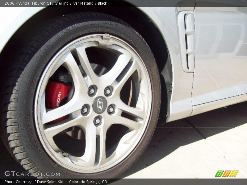 Sterling Silver Metallic / Black 2006 Hyundai Tiburon GT
