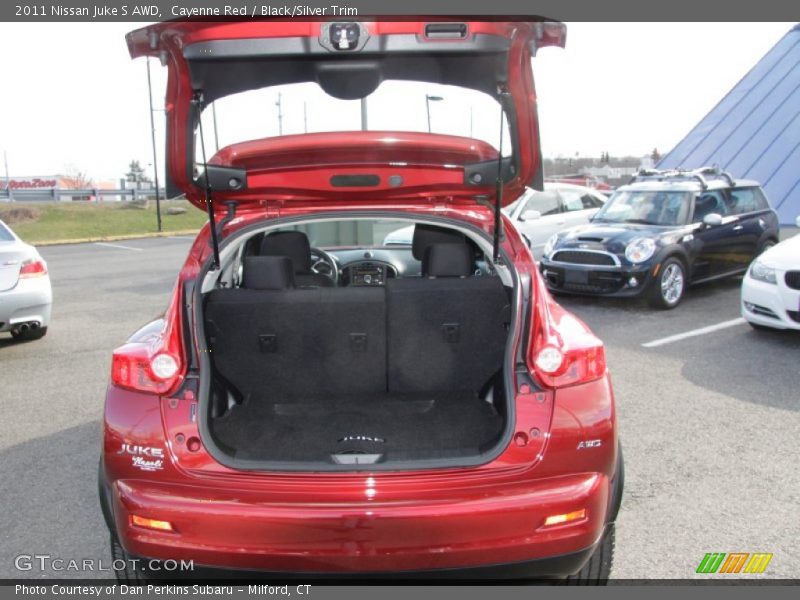 Cayenne Red / Black/Silver Trim 2011 Nissan Juke S AWD