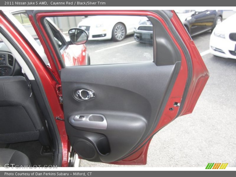 Cayenne Red / Black/Silver Trim 2011 Nissan Juke S AWD