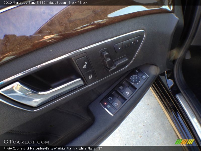 Black / Black 2010 Mercedes-Benz E 350 4Matic Sedan